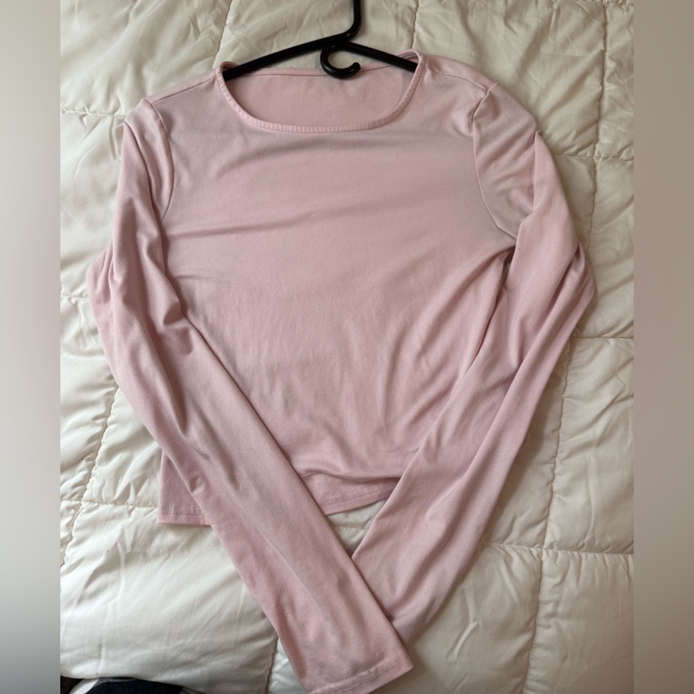 Light Pink Long Sleeve Top